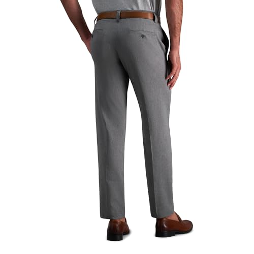 Image of Haggar Men's Cool Right Performance Flex Straight Fit Flat Front Pant