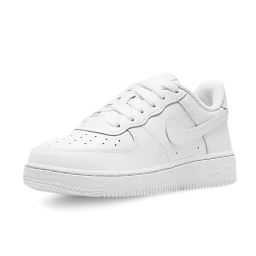 Nike Force 1 LE (Little Kid) White/White