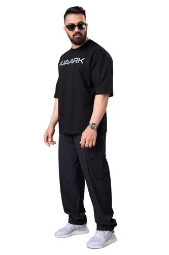 Image of FUAARK Men Comfort Loose /Oversize Fit Cargos Trousers Track Pants