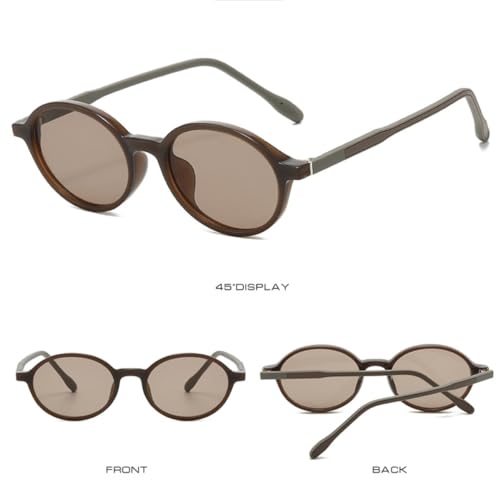 Lunettes de soleil rondes petites ultra-légères protection UV400 mode - 3