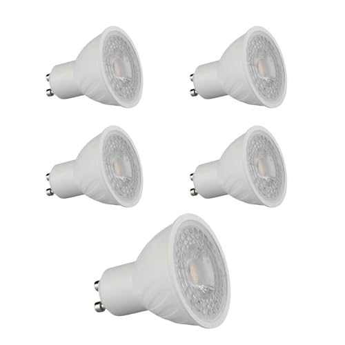 A2ZWORLD 5 Pezzo Lampada LED GU10 10W 1200LM 220V, Bianco Neutro 4000K 38°, Luce Angolo Stretto Con Lente, Faretto LED Alta Luminosità