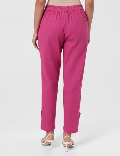 Image of Jaipur Kurti Women's Pleat-Front Regular Pants