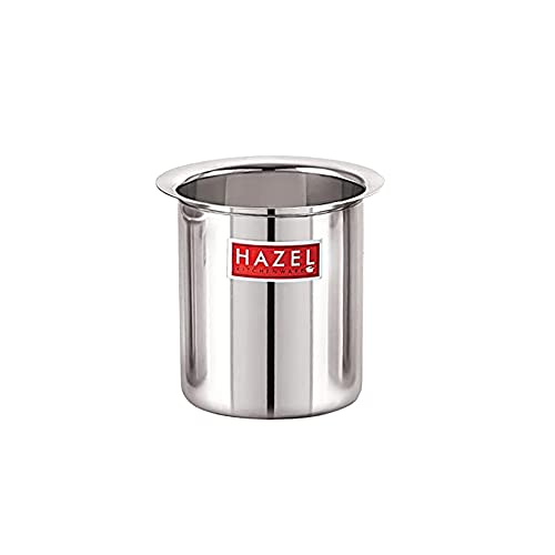Image of HAZEL Stainless Steel Milk Pot with Lid 1050 ml | Milk Boiler Container | Milk Boiling Vessel Gunj for Kitchen Milk Pot