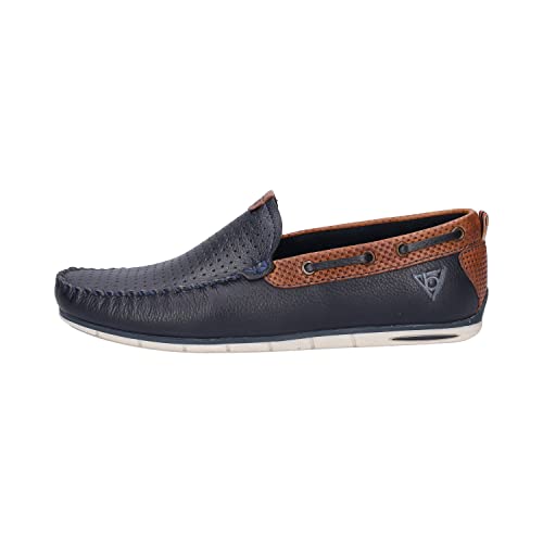 Bugatti Herren-Slipper 321-ASE60 – Bequemer Hausschuh In Dunkelblau/taupe, Verschiedene Größen
