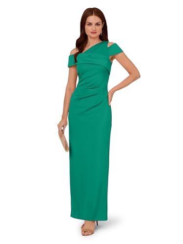 Image of Adrianna Papell Women's Asymmetrical Drape Gown