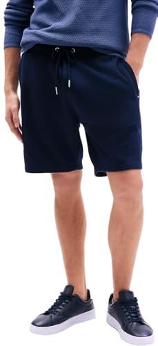 Short de survêtement en polaire Tommy Hilfiger Essential XL bleu marine pour homme