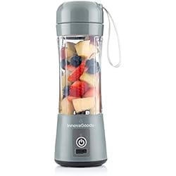 Licuadora Premier InnovaGoods® Batidora de vaso portátil, licuadora de 380 ml de capacidad y 17000 r.p.m., Batidora ideal para Smoothie Maker, detox, zumos natuales y batidos.