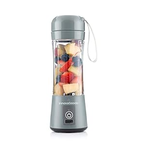 InnovaGoods® Draagbare blender, 380 ml blender met een capaciteit en 17000 r.p.m. sapmixers en smoothies mixers, draagbare blender ideaal voor Smoothie Maker, detox, babyvoeding.