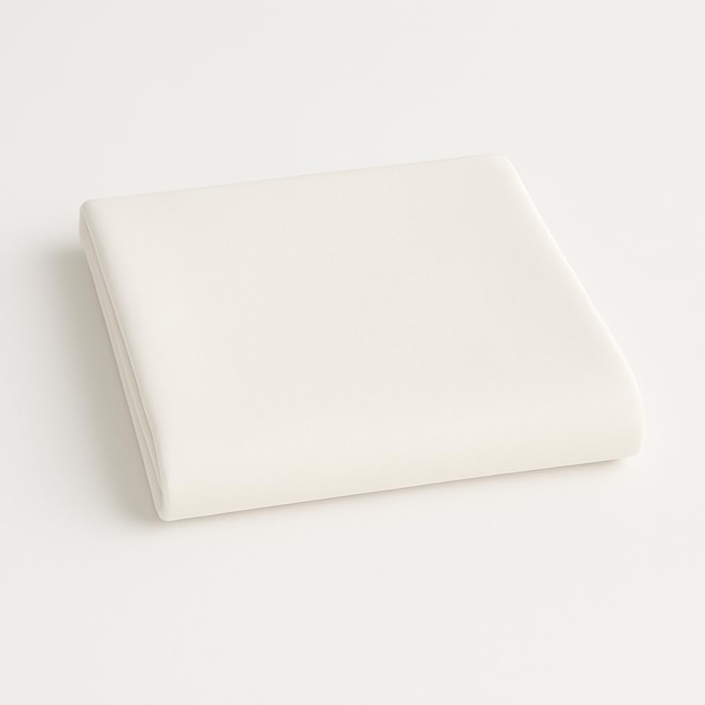 Cotton Rich Flat Sheet - NHS Approved, Soft Touch & Moisture Absorbing - Top Sheet/Flat Sheet - Ideal for Care Homes, Hotels, Airbnbs - Single Size 178cm x 274cm — image 1