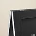 Ilyapa Wooden A-Frame Chalkboard Sign with Eraser, 40 x 20 Inch Magnetic Sidewalk Menu Board, Black Menu Display for Restaurant, Business, or Weddings