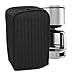 RITZ Polyester / Cotton Quilted Stand Mixer or Coffee Maker Appliance Cover, Dust and Fingerprint Protection, Machine Washable, Black