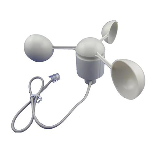 LeTkingok DC 9-24V Aluminum Alloy Wind Speed Sensor, 0.5-60M/S Wind Speed Transmitter Anemometer RS485 Output with 3M Single Cable