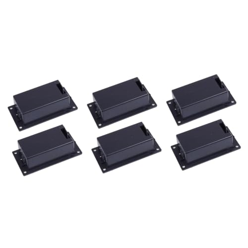 CIMAXIC 3sets Guitar/bass Pickup Battery Box 9v Replacement Battery Case Durable Material Top Guitar Accessory 2pcs*3