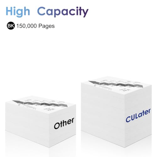 Image of CULater W9280MC Black Toner Cartridge Replacement for HP Enterprise X67765 X67755 X65455 X57945 Printers (150,000 Pages, with Chip)