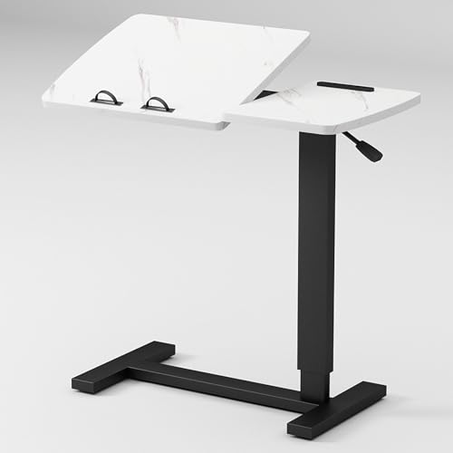 Mesas de noche ajustables con puerto USB y tablero inclinable multiángulo 1