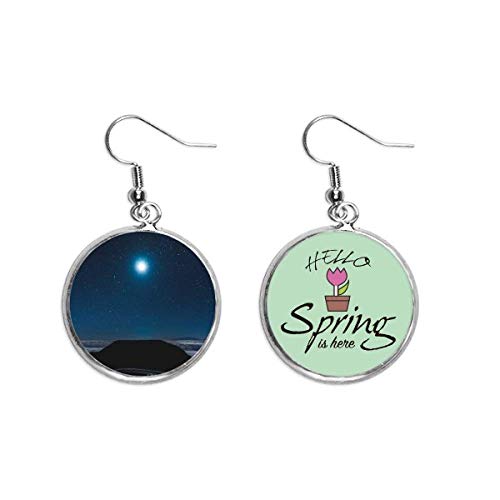 Joyas de primavera Luz Luna Cielo Nocturno con acabado artesanal