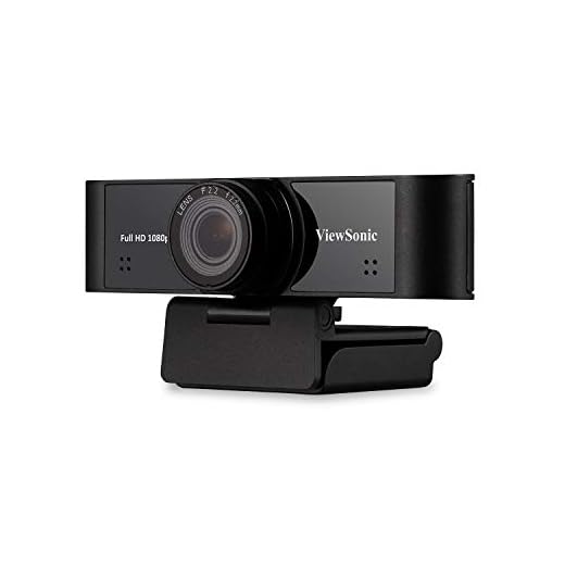 Câmera USB ViewSonic VB-CAM-001 1080p ultra ampla com microfones integrados compatíveis com Windows e Mac