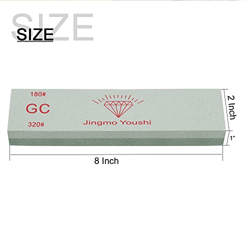 8Inch Whetstone,Sharpening Stone 180/320 Grit Double Sided Wet Stone For Sharpening Chisel Blades, Knives, Scissor Blades #TOP2