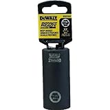 DEWALT DW22952 1-1/16-Inch IMPACT READY Deep Socket for 1/2-Inch Drive