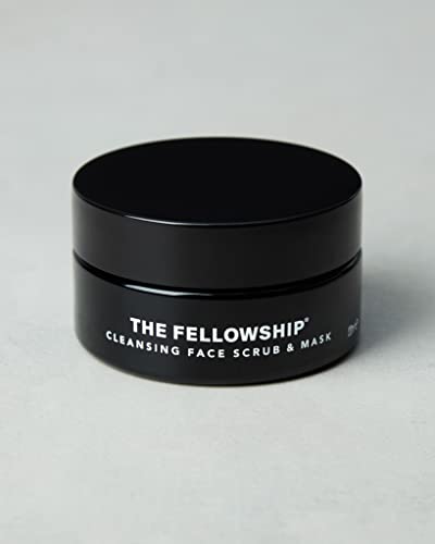 The Fellowship's 2 in 1 Cleansing Face Scrub & Mask - Combats Dull Skin, Blackheads and Ingrown Hairs - Natural & Vegan - High Performance Men's Grooming - Made In England - 100ml - Image 3