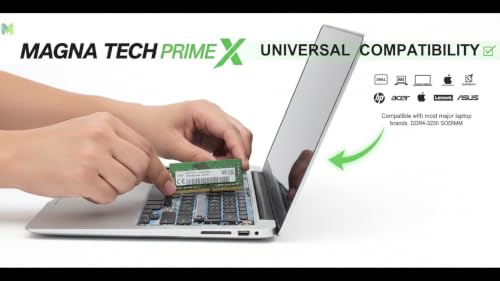 Image of High-Performance 8GB DDR4 RAM Laptop 3200MHz SODIMM 1Rx8 | DDR4 RAM Compatible with SK hynix HMA81GS6CJR8N-XN | 3-Year Warranty