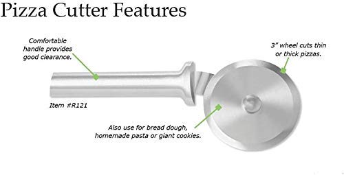 Image of Pizza Cutter | Sandwich, Bread Cutter | Slicer (Stainless Steel)