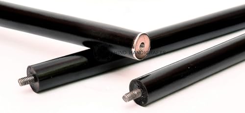 Hind Handicrafts Dekorativer viktorianischer Gehstock und Gehstöcke für Damen und Herren, 91,4 cm, schwarzer Ebenholz-Messing-Griff, Uni, Derby, faltbarer Gehstock (91,4 cm, antiker Drache 2)