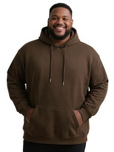 Yuyapu Men's Big & Tall Sweatshirts Hoodies Pullover Cotton Casual