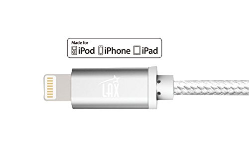 Lax Iphone Charger Lightning Cable - Mfi Certified Durable Braided Apple Lightning Usb Cord For Iphone 11/11 Pro Max/Xs Max/X/Ipad, Ipod & More #TOP2