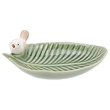 COLLBATH Assiette En Céramique Charmante Avec Motif Doiseau Pour Mangeoire À Oiseaux Dex...