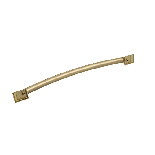 Image of Amerock | Appliance Pull | Golden Champagne | 18 inch (457 mm) Center to Center | Candler | 1 Pack | Drawer Pull | Drawer Handle | Cabinet Hardware
