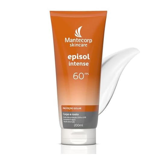 Episol Protetor Solar Intense Corpo e Rosto FPS60, Mantecorp Skincare