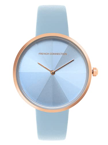 Image of French Connection Sky Blue Dial Analog Watch for Womens-FCL21-J