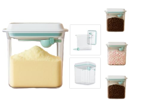 FEEDO Milchpulver Aufbewahrung Behälter mit Löffel 1700 ml | Baby...