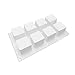Produktbild Altsommer Mousse Pastry Mould, Silikon Mousse Kuchenformen Antihaftbeschichtung, Easy Release, Lebensmittel Geeignetes Silikon, BPA Frei für Backen von Brownie Schokoladen Trüffel Pudding 1er-Set