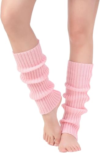 Leg warmers for girls Knitted Stirrup Leg Warmers for women Winter Extra Soft long leg warmers for Yoga Dance3