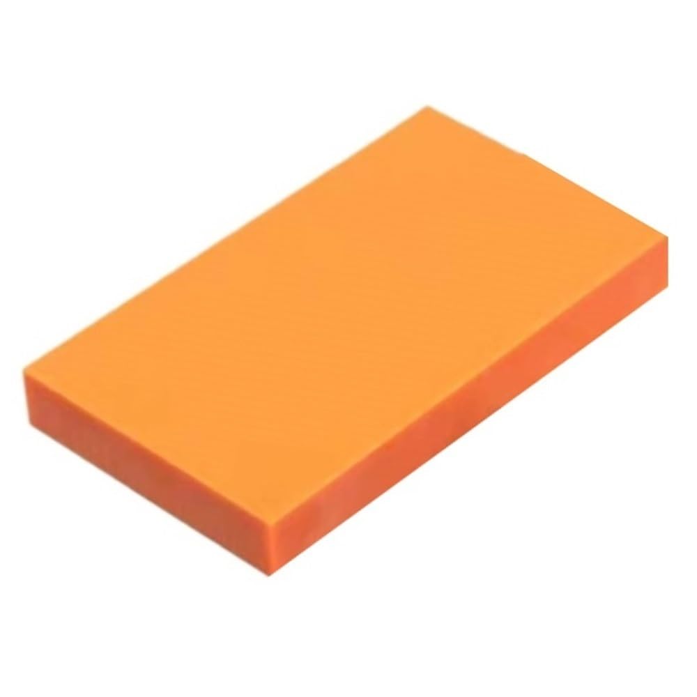 Orange Laminate Sheet for Interiors, 10/20/30/40mm Thick Electrostatic Prevention Panels for DIY 1pc(200x250x10mm)