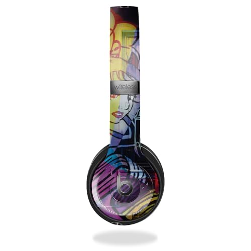 Image of Skin Compatible with Beats Solo 4 - Midnight Mischief - Premium 3M Vinyl Protective Wrap Decal Cover - Easy to Apply | Crafted in the USA by MightySkins
