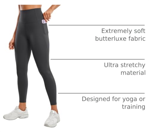 Image of CRZ YOGA Butterluxe Leggings Pockets 25'' | Extremely Soft, Gentle Compression, Workout, High Waisted, for Women
