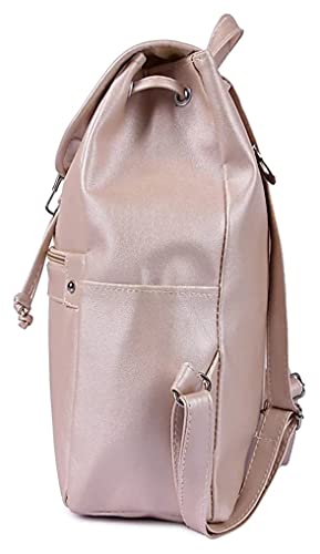 Image of Abbie College & School Bag For Girls, Hand Bag, Casual Backpack, Trendy Women Bag (Cream)