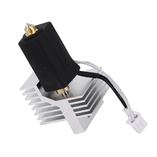 Fafeicy Ceramic Hotend Kit, Ceramic Heating Ceramic Hot End for ELEGOO Carbon 3D Printer with 0.4mm Hardened Steel Nozzl