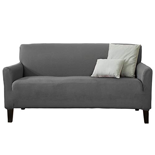 Home Fashion Designs 1-Piece Spandex Slipcover Dawson Collection. (Sofa, Grey)