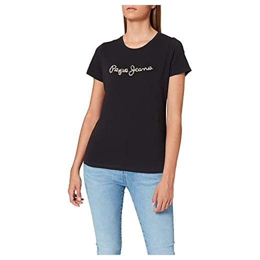 Pepe Jeans Dorita Camiseta, Negro (999black), X-Small para Mujer