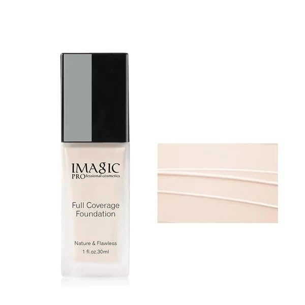 DINOUCH I MAGIC Professional FULL COVERAGE FOUNDATION 1211 IVORY & Flawless 30ml