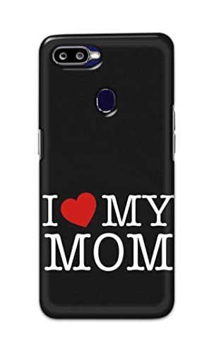 Image of PRINTFIDAA I Love My Mom Hard Back Cover for Oppo F9 / Oppo F9 Pro /Realme 2 Pro /Realme U1, RMX1801, RMX1807 Back Cover -(P6) KAT1006