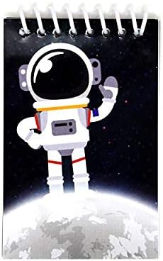 48 Outer Space Galaxy Mini Notepads Astronaut Moon Rocket Ship Theme Memo Spiral Notebooks for Kids Boys Girls Solar System Planet Birthday Party Prizes & Teacher School Classroom Reward