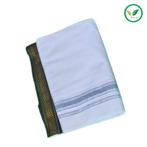 Image of Iagri Woodern Thottil Kambu & Rope (Multi-Colour) with Cotton Dhotie