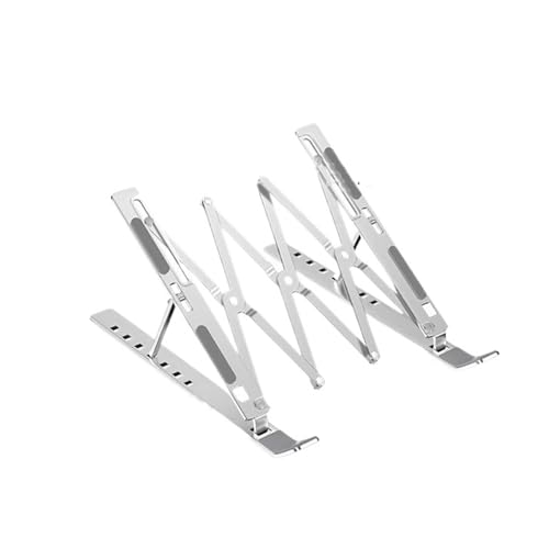 Support d'ordinateur contre les douleurs cervicales réglable en alliage Silver - 2