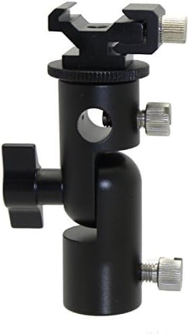 All Metal tilt Bracket with Flash Shoe clamp Multi Purpose Photo Studio Mount