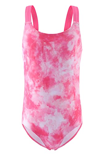 Image of Girls One Piece Swimsuits Tie Dye Bathing Suit for Girls Hawaiian Swimwear 3-16 Years